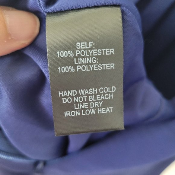 Lulus Dress‎ Womens S Any Sway Shape Or Form Crochet Lace Halter Dress Blue Flaw - Picture 8 of 16